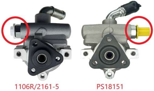 Jeep power steering pump w/o pulley