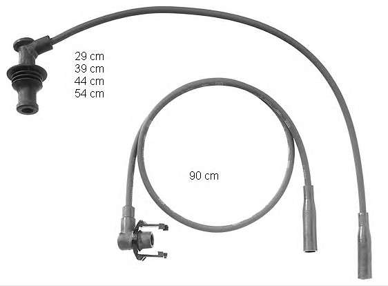 Renault ignition leads set