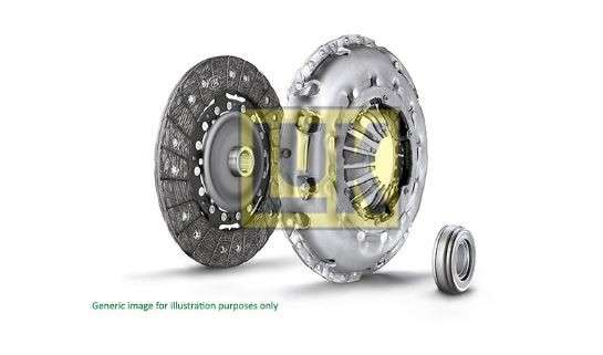 Peugeot clutch kit for DMF 3pc 240x24x21