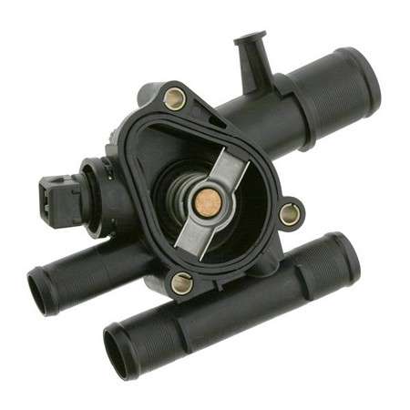 Renault thermostat with housing