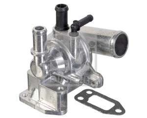Jeep thermostat with housing 2 BLACK PIPES
