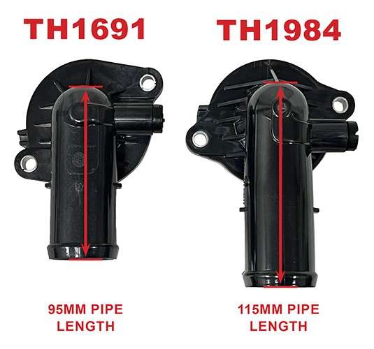Jeep thermostat with housing
