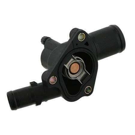 Renault thermostat with housing TWO OPPOSITE PIPES