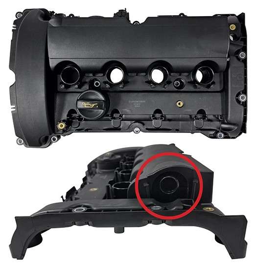 Peugeot valve cover (PLASTIC CLOSED)