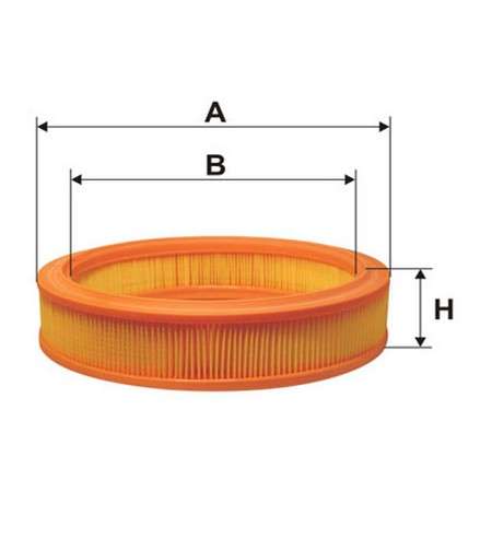 Fiat Filter - air - round (240x293x67)