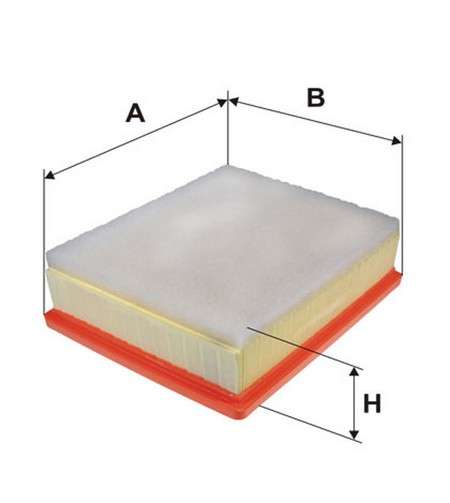 Renault filter - air - panel 259x209x76
