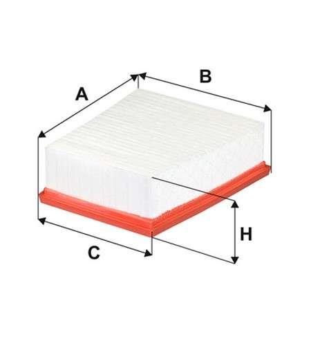 Filter - air - panel 219x69.5x193.5