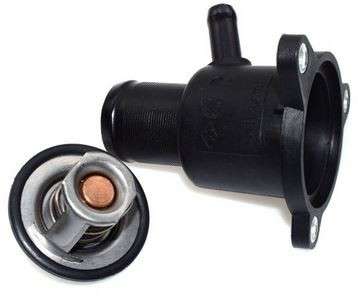 Renault coolant flange with thermostat WITH SIDE PIPE