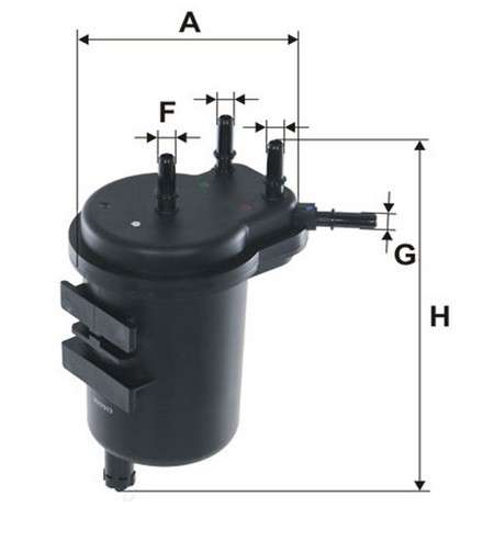 Renault filter - fuel - EFI (W/O SENSOR CONNECTOR)