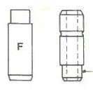 Citroen valve guide-inlet std size 6X12X40 STEPPED