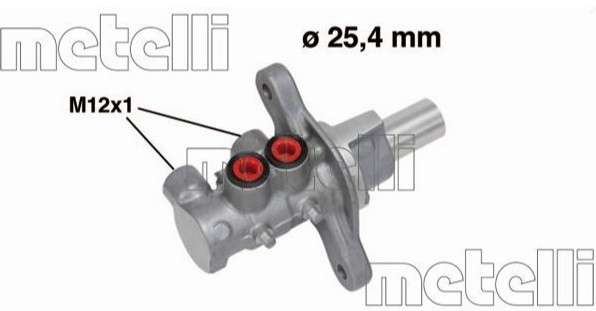 Fiat brake master cylinder (WITH REAR DRUM BRAKES)