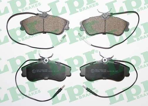 Citroen brake pad set F - with sensor 130x56x19