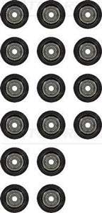 Citroen valve stem seals-inl/exh 16pc 5.7x10.8x20 HAT TYPE