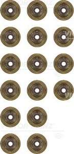 Opel valve stem seals-inl/exh 16pc 5mm