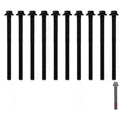 Fiat cyl head stretch bolt set (10) 163mm M11/1x 60mm M8