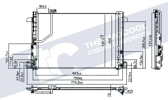 Opel control arm-front-lower left WITHOUT BALL JOINT requires flat type ball joint