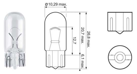 Opel brake hose - front 350mm F10