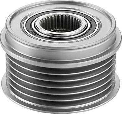 Fiat alternator pulley-micro-V belt