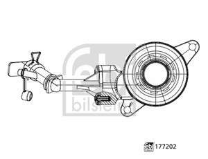 Fiat csc/concentric slave cylinder (24mm ID)
