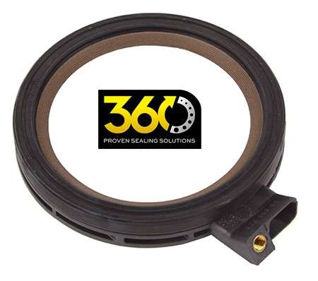 Opel oil seal+housing - rear crank