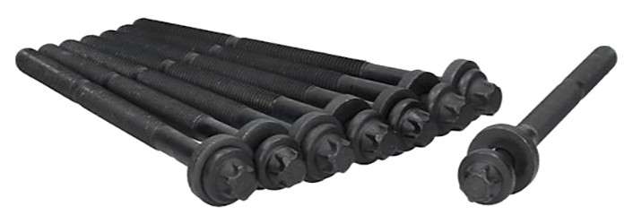 Citroen cyl head stretch bolt set (8) 147mm M10 2 sets per engine
