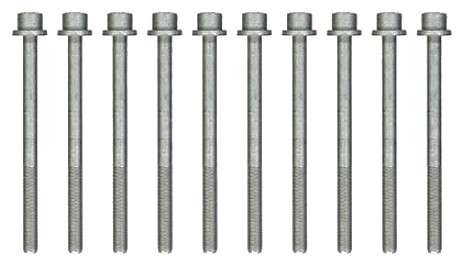 Opel cyl head stretch bolt set (10)