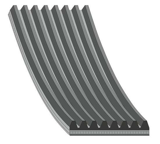 Land Rover micro-V belt - non-stretch