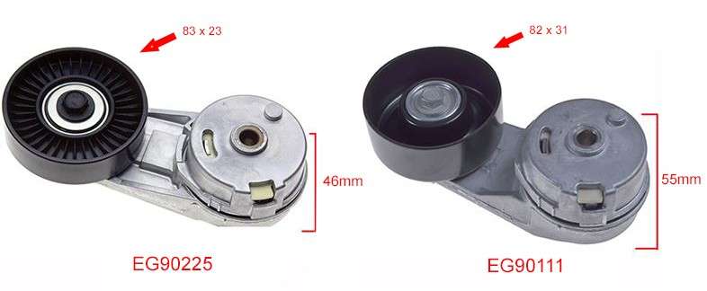 Opel tensioner - micro-V belt 82.5x22