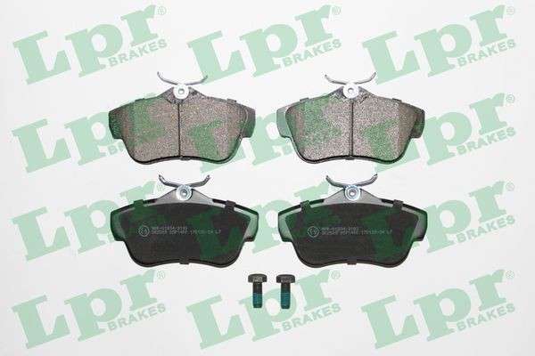 Fiat brake pad set - rear 113.4x58.2x16.6