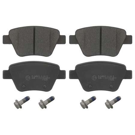 Audi brake pad set - rear 109x53x16.5