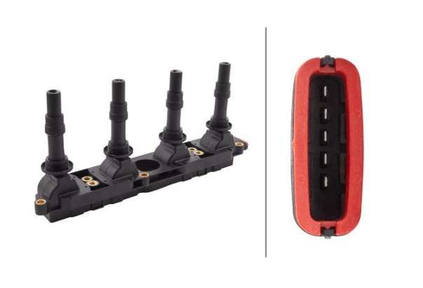 Opel ignition coil (4 cyl), 5 PIN