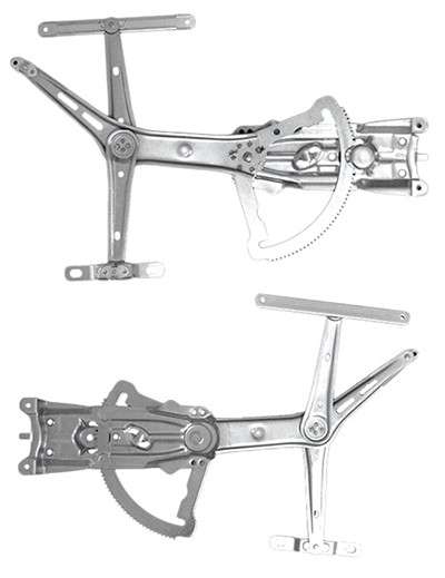 Opel window regulator-RF w/o motor