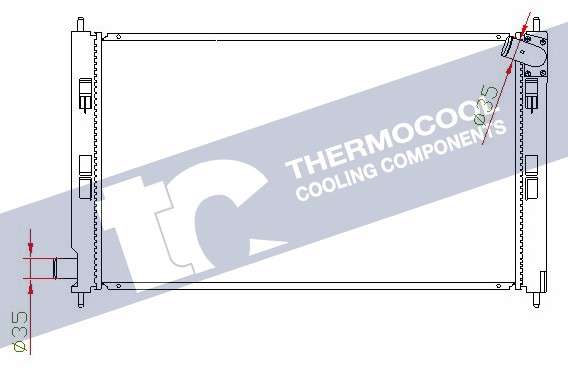 Citroen radiator-cooling-aluminium 700x414x23