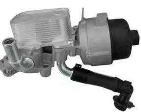 Fiat oil cooler with filter housing