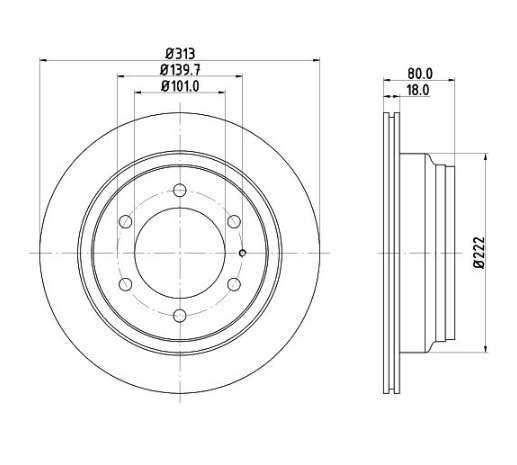 Opel water pump 25 TEETH 8 BLADE