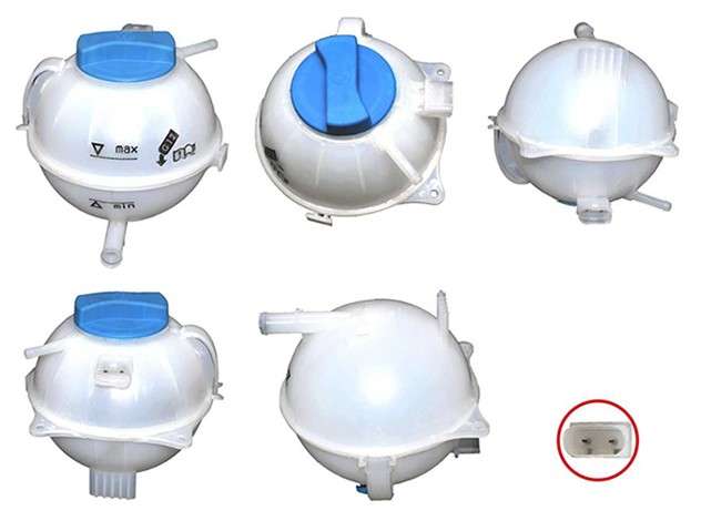 Audi coolant expansion bottle + cap