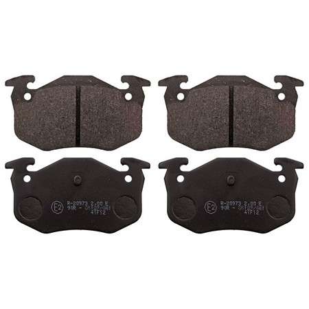 Citroen brake pad set - rear 105x58x11