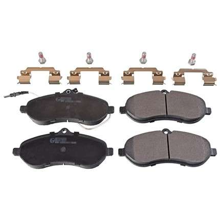 Fiat brake pad set F - with sensor 162x67.3x17.3