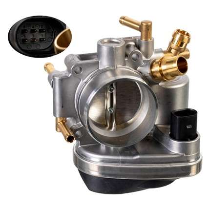 Opel throttle body unit 6 PIN D-SHAPED PLUG