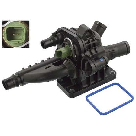 Citroen thermostat with housing