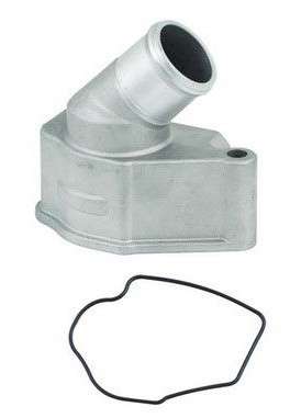 Opel thermostat with housing