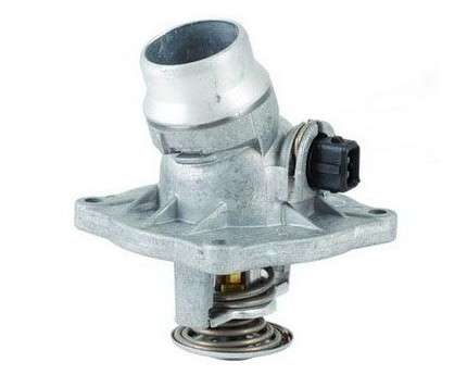 Land Rover thermostat with housing, 2 PIN ANGLED NECK