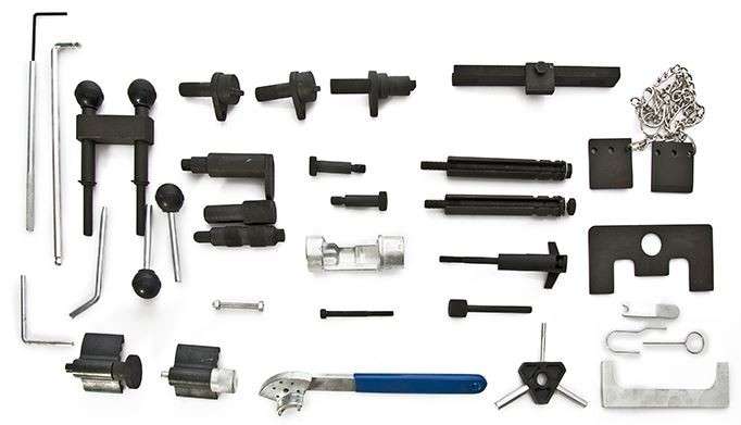 Audi camshaft locking kit, 33 PIECE