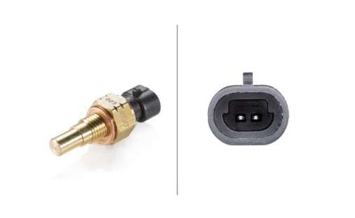 Opel coolant temp sender unit 2 PIN M12 OVAL PLUG