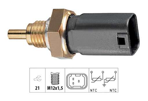 Fiat coolant temp sender unit (3 PIN) strada
