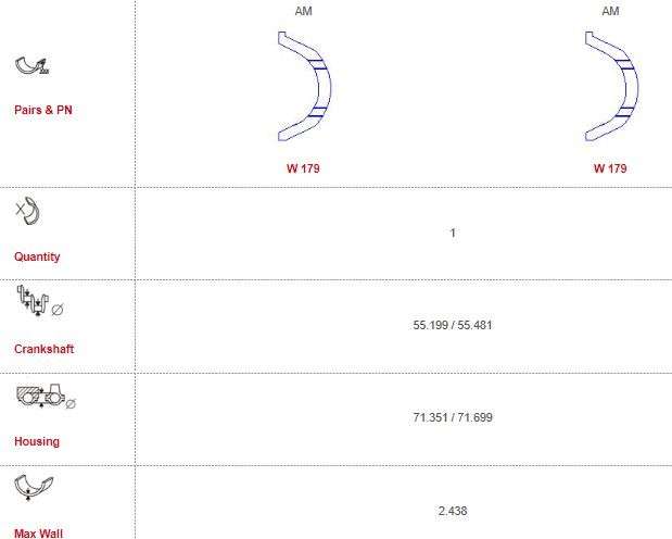 Citroen thrust washer set (Size: 000)