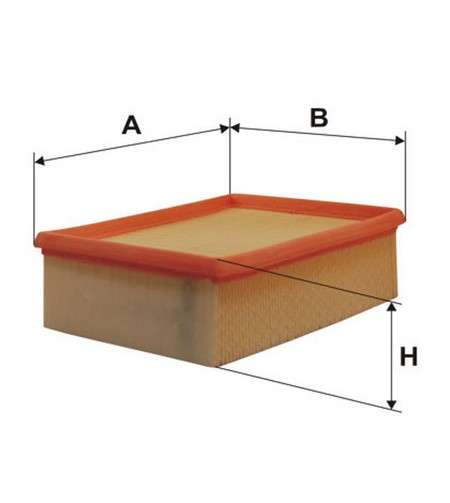Citroen filter - air - panel 205x170x90