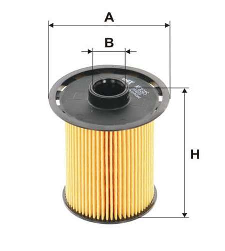 Opel filter - fuel - paper 93x77 delphi system only