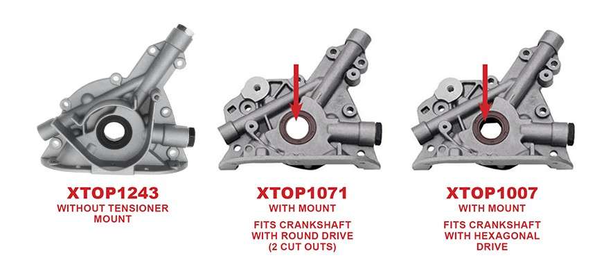 Opel oil pump W/O TENSIONER HOLE