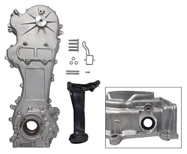 Fiat oil pump housing/timing cover - PRESSURE VALVE TYPE